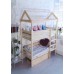 Детская двухъярусная кровать домик Baby-house 80х190