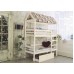 Детская двухъярусная кровать домик Baby-house 90х190