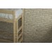 Кровать чердак с диваном из дерева 70x190