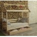 Детская деревянная кровать Избушка 70х160