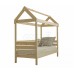 Детская деревянная кровать домик