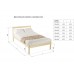 Двуспальная кровать Т1 160х190
