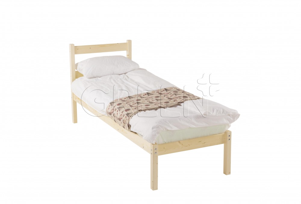 Деревянная односпальная кровать 80х200